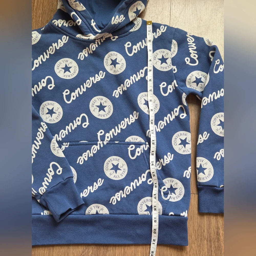 Converse Blue Logo Hoodie Youth Size